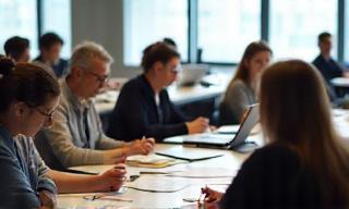 Educators participating in a training session